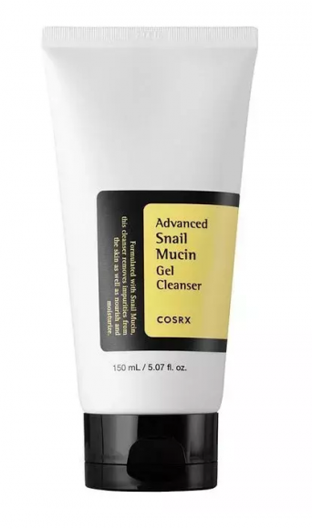 Cosrx Advanced Snail Mucin Gel Cleanser 150ml - delikatny żel do mycia twarzy ze śluzem ślimaka drogeria novaya