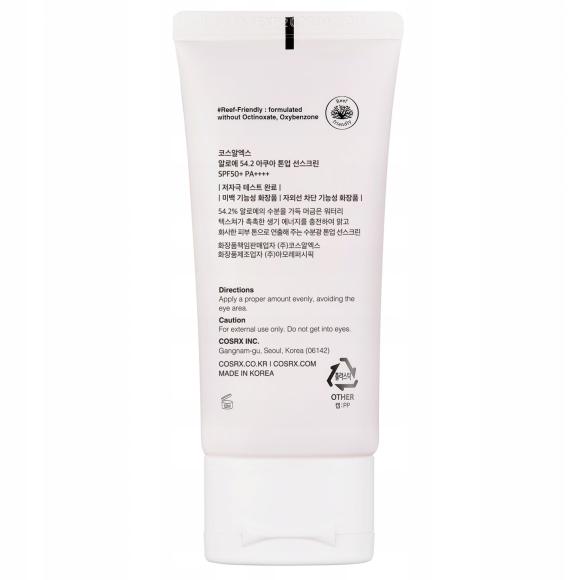 Cosrx Aloe 54.2 Aqua Tone-Up Sunscreen SPF50+ 50ml