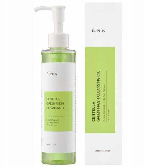 IUNIK Centella Green Fresh Cleansing Oil - Delikatny olejek do demakijażu