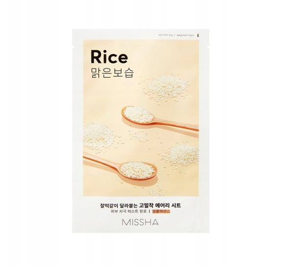  Missha Airy Fit  maseczka w płacie do twarzy Rice