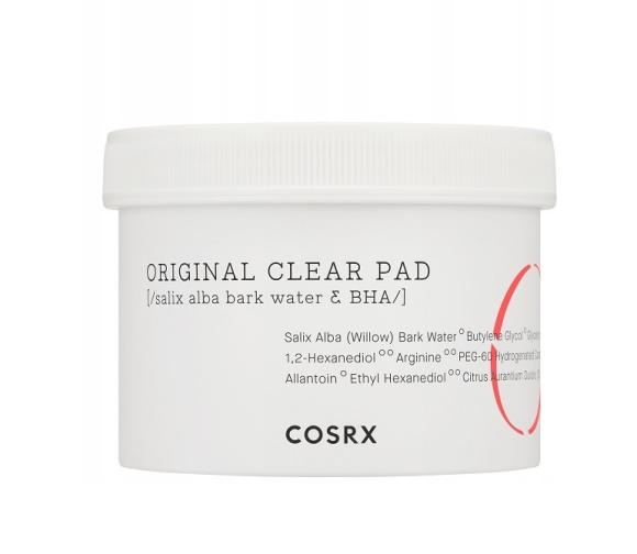 Cosrx ORIGINAL CLEAR PAD, BHA płatki złuszczające, 70 szt peeling do twarzy