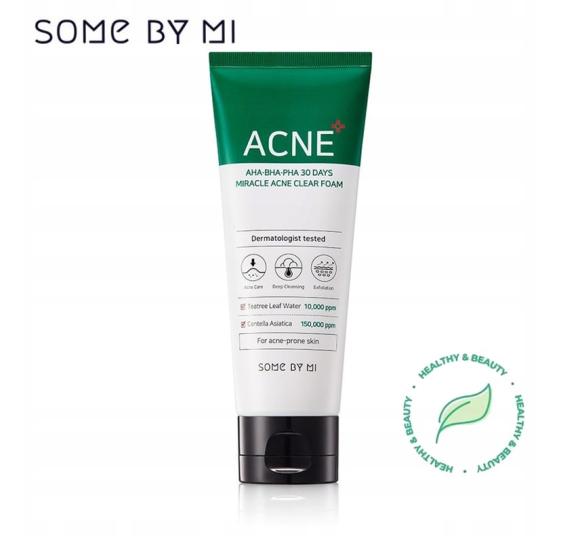 Some By Mi AHA BHA PHA 30 Days Miracle Foam Pianka Oczyszczająca 100 ml