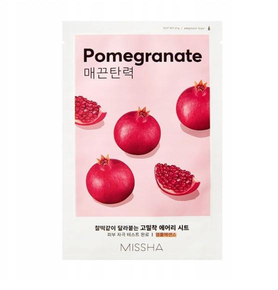 Missha Airy Fit Mask Pomegranate maseczka w płachcie z granatem 19g