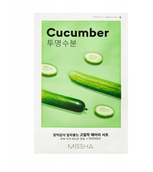 MISSHA Airy Fit Mask Cucumber z ogorkiem 19ml