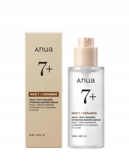 Anua Rice 7 Ceramide Serum Wspiera Barierę Hydrolipidową i Nawilżenie 50 ml