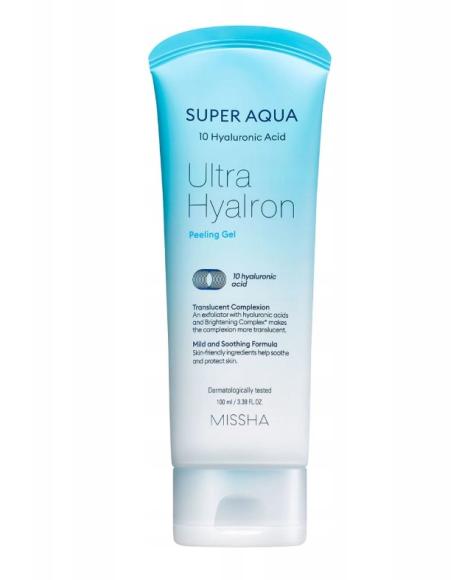 Missha Aqua Ultra Hyalron Peeling Gel Żel złuszczający z kwasem hialuronow