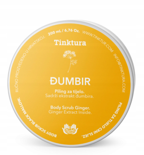 Tinktura peeling Imbir z solą chorwacką 250g