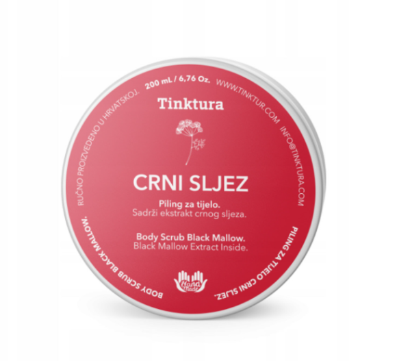 Tinktura Peeling do Ciała Czarna Malwa & Sól Chorwacka 250 g