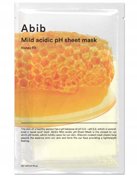 Abib Mild Acidic pH Maska do twarzy - Honey Fit Maska Nawilżająca