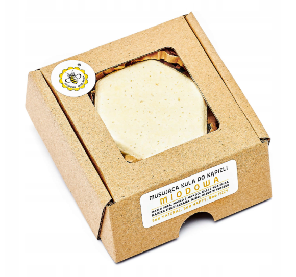 Miodowa Mydlarnia 80 g kula do kąpieli miodowa