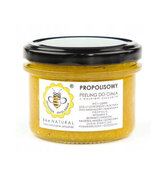Miodowa Mydlarnia Peeling do ciała propolisowy 200g