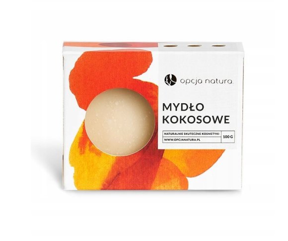 OPCJA NATURA Mydło Kokosowe Delikatne Nawilżające, 100 g