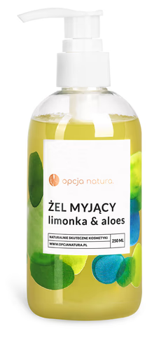 Opcja Natura Żel myjący Limonka Aloes 250ml