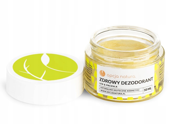 Opcja Natura Zdrowy dezodorant Len Paczula 50ml