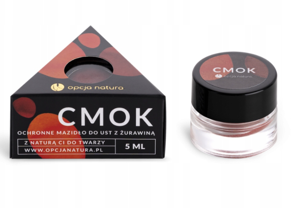 Opcja Natura CMOK 5 ml ochronne mazidło do ust z żurawiną