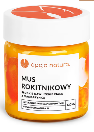 Opcja Natura Nawilżający Mus rokitnikowy do pielęgnacji ciała 120 ml