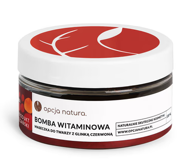 Opcja Natura Maseczka do twarzy z glinką czerwoną Bomba witaminowa 100ml