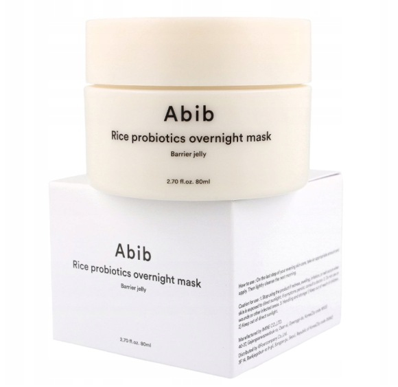Abib Rice Probiotics Overnight Mask Barrier Jelly – maska na noc 80 ml (1)