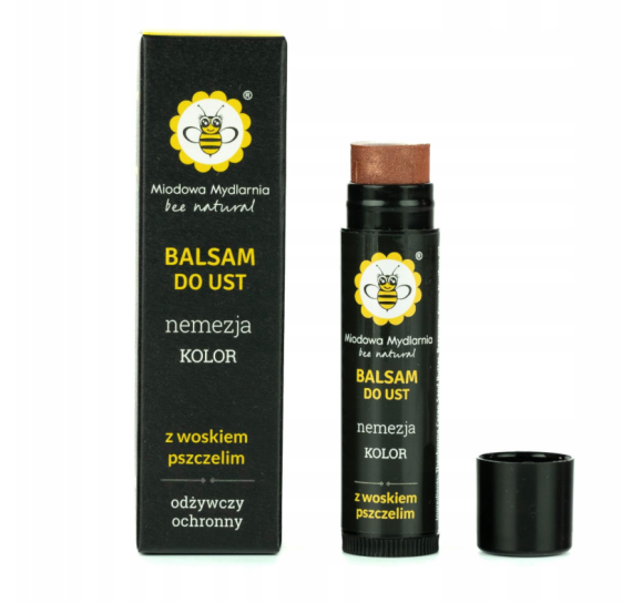 Miodowa Mydlarnia balsam do ust koloryzujący NEMEZJA (1)