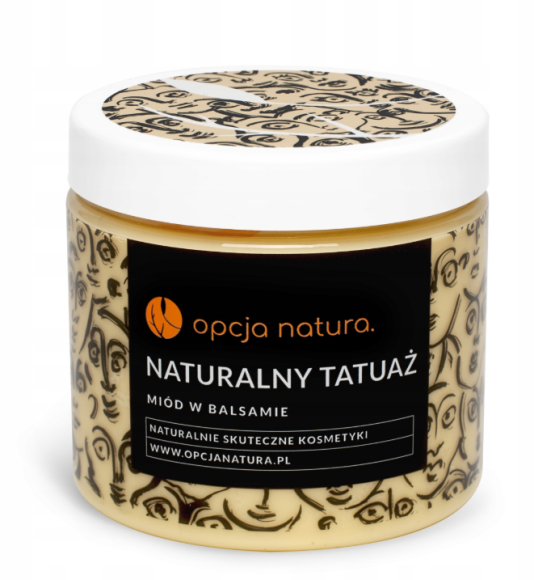 Opcja natura miód w balsamie 200ml do Tatuażu Nawilżenie, Regeneracja, Kolor (1)