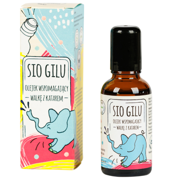 SIO GILU OLEJEK dla dzieci NA KATAR I PRZEZIĘBIENIE rozgrzewający 30 ml (1)