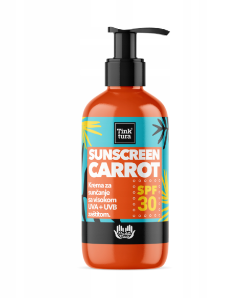 Tinktura Mrkva sa Stavom 150ml Krem przeciwsłoneczny SPF30 marchewkowy  (1)