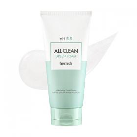 Heimish All Clean Green Foam  łagodna oczyszczająca pianka do mycia twarzy z centellą i oczarem 150 g
