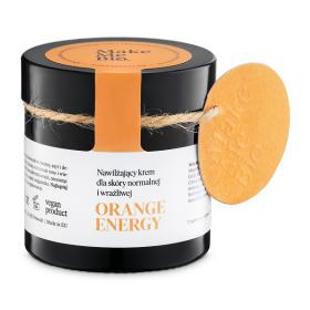 Make me Bio Orange energy   Nawilżający krem dla skóry normalnej i wrażliwej 60 ml