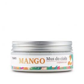 Mohani mus do ciała ujędrniający mango z ekstraktami z mango i kawy, masłem shea, olejkiem migdałowym, olejem kokosowym i olejem awokado 120g