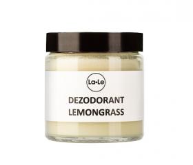 LaLe naturalny dezodorant w kremie Lemongrass (szkło) 120ml