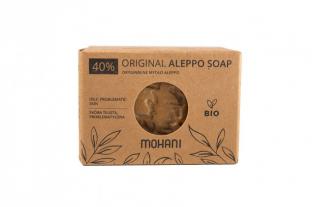 Aleppo mydło z olejem laurowym 40% Mohani 185g działa silnie oczyszczająco, posiada właściwości przeciwzapalne, przeciwłupieżowe i przeciwłojotokowe.