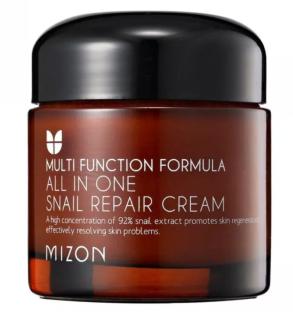 Opakowanie kremu regenerującego skórę Mizon AllInOne Snail Repair Cream