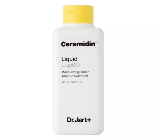 Opakowanie Dr. Jart+ Ceramidin Liquid 150 na białym tle