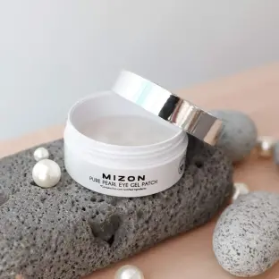 Mizon Pure Pearl Eye Gel Patch 60szt koreańskie kosmetki z perłami aranżacja