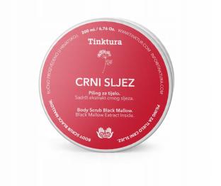 Tinktura  solny peeling do ciała z czarną malwą
