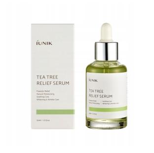 iUNIK Tea Tree Relief Serum przeciw niedoskonałościom z wodą herbaciana 50ml