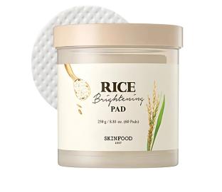 SKINFOOD Rice Brightening Pad Płatki Koreanskie waciki rozjaśniające