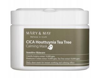 Mary&May Cica Houttuynia Tea Tree Maski Koreańskie do Twarzy Kojące 30szt