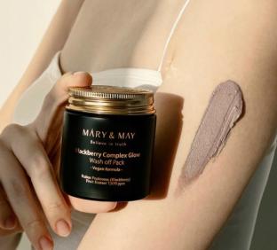 Mary&May Blackberry Complex Glow Wash off 125g maska glinkowa