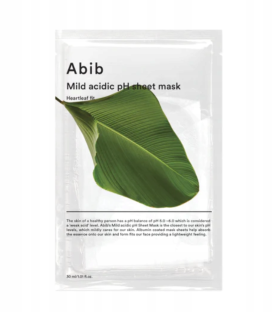 Maska  Abib Mild Acidic pH Sheet Mask Heartleaf Maska łagodząca