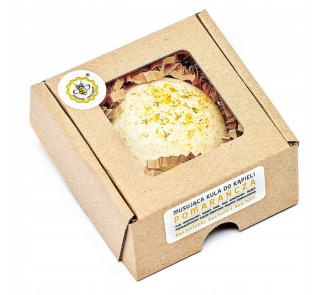 Miodowa Mydlarnia Pomarańcza 80 g kula do kąpieli