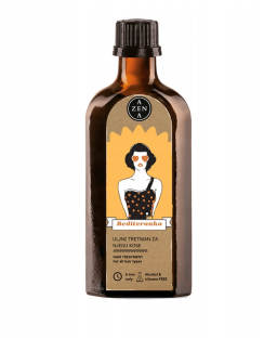 Azena Mediteranka 150 ml olejek do włosów i skóry głowy intensywna kuracja