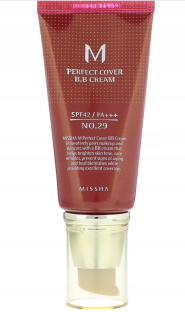 Obrazek dla: Missha M Perfect Cover BB krem do twarzy SPF42 PA+++ nr 29 Caramel Beige
